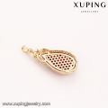 32864 Wholesale elegant women jewelry water drop shaped imitation gemstone pendant